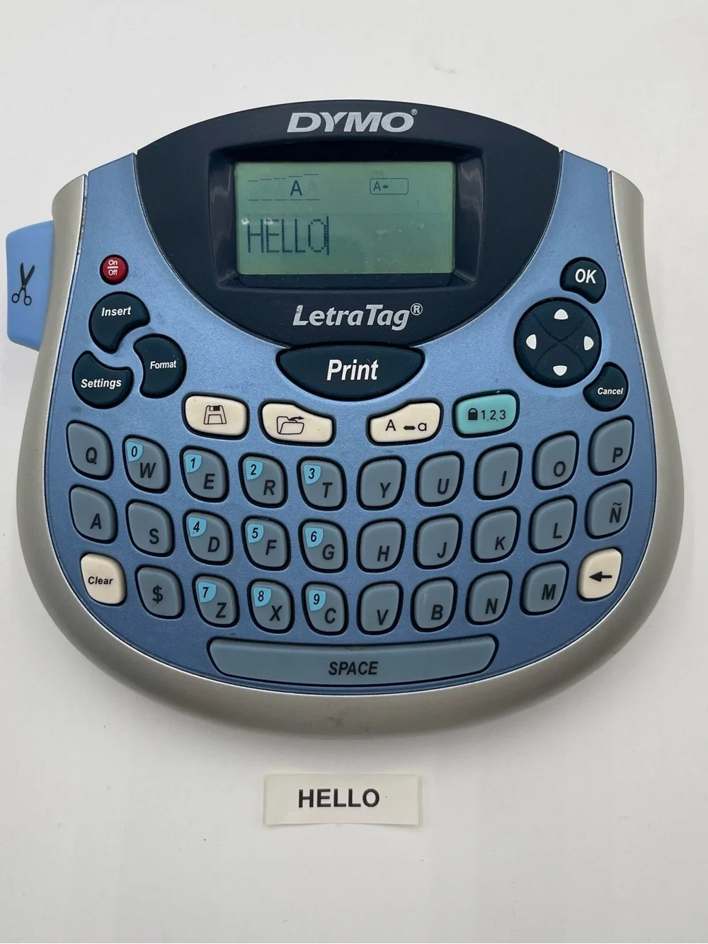 DYMO LetraTag LT-100T Label Maker Portable *No AC Adapter* Works Office